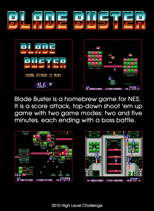 Blade Buster (Homebrew) — Box back